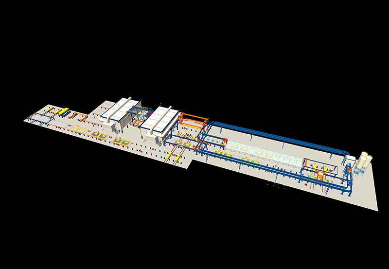 PC预制混凝土构件生产线