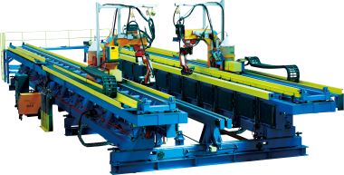 纹腹板H型钢生产线：打造高强度轻量化钢结构的核心装备