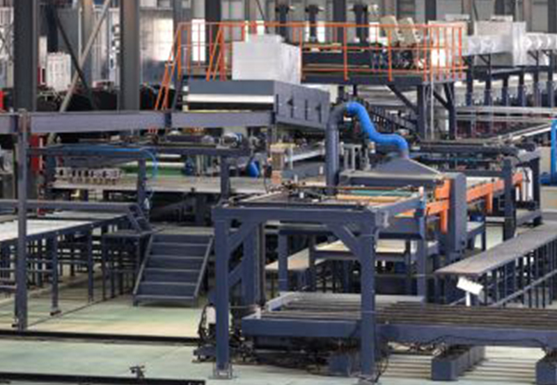 JMW100D型岩棉复合板连续生产线