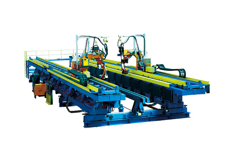 波浪腹板H型钢焊接生产线