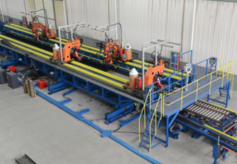 波浪腹板H型钢焊接生产线